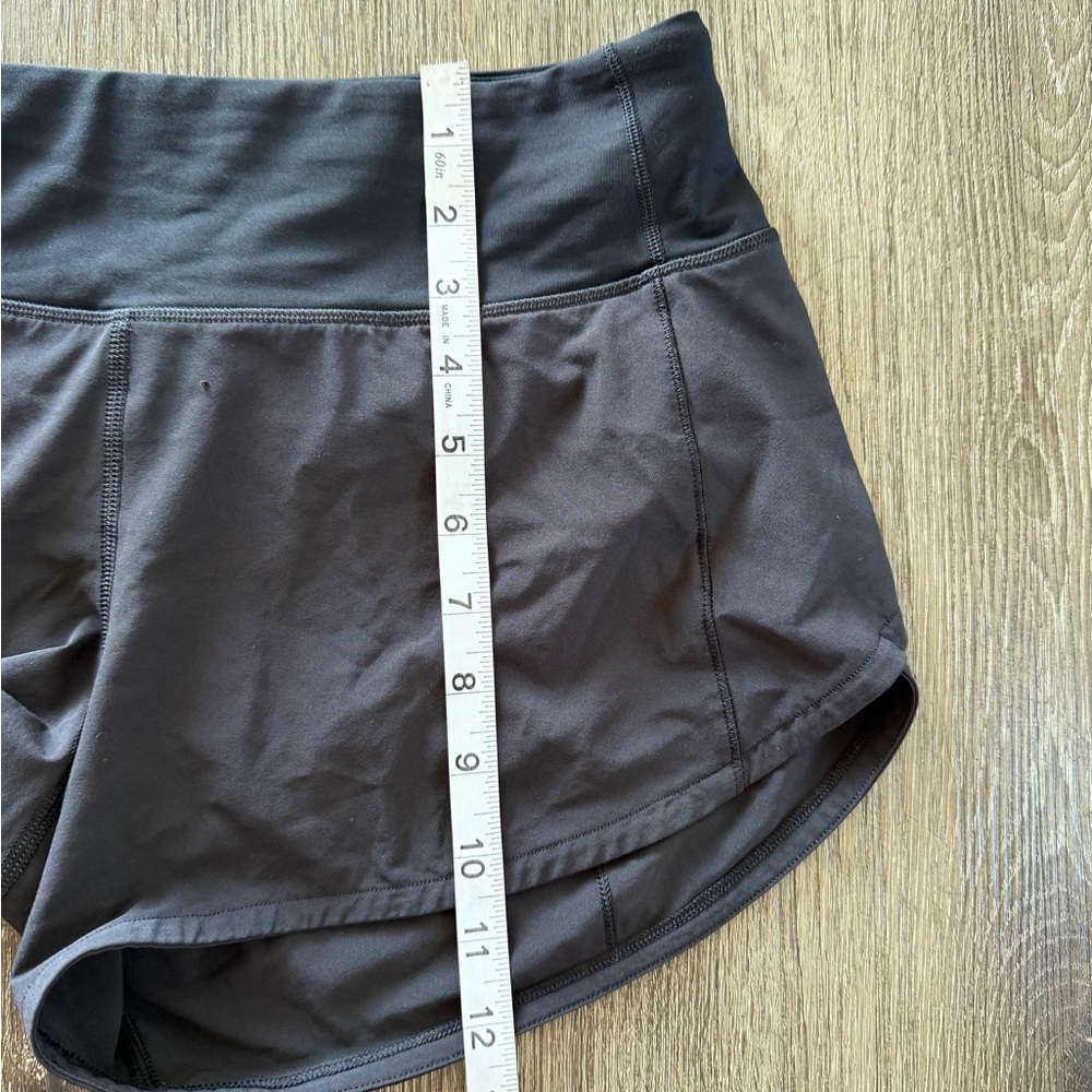 Black Women's Athletic Shorts - Comfortable High-Waist Performance - Picture 3 of 7